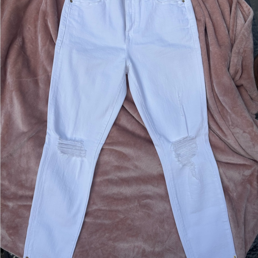 Frame Denim Women's White Skinny Jeans